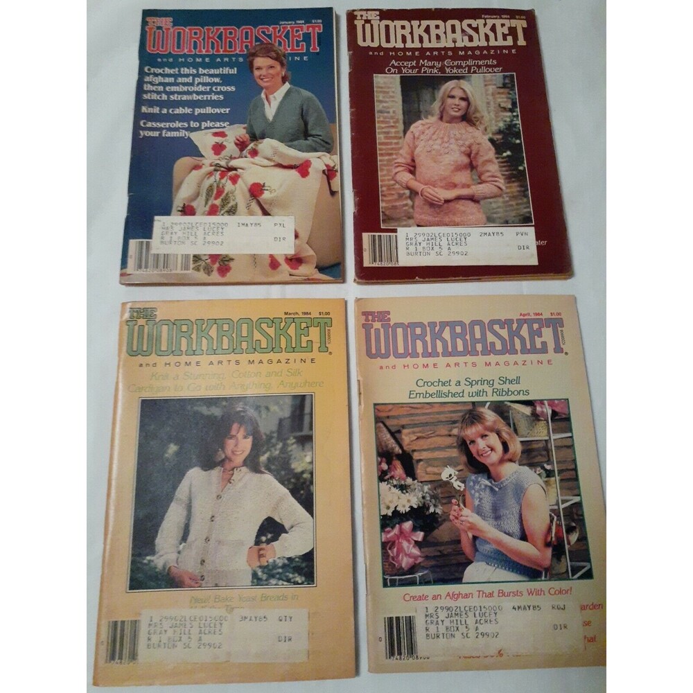 Vtg Workbasket Magazine Jan-Dec 1984 All 10 Issues
